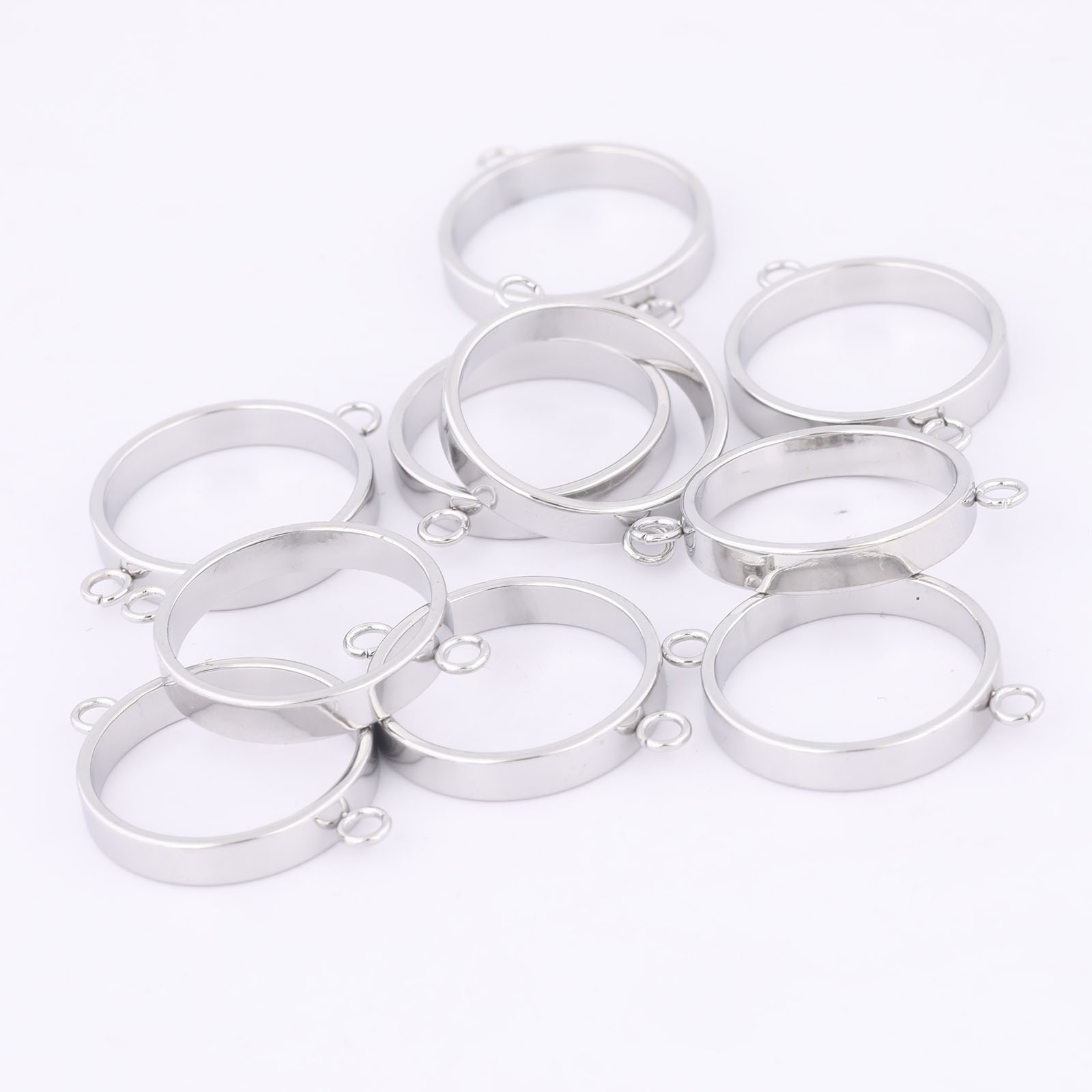 10pcs Stainless Steel 14mm Ope - đánh giá và giá Resin Art Supplies Near Me