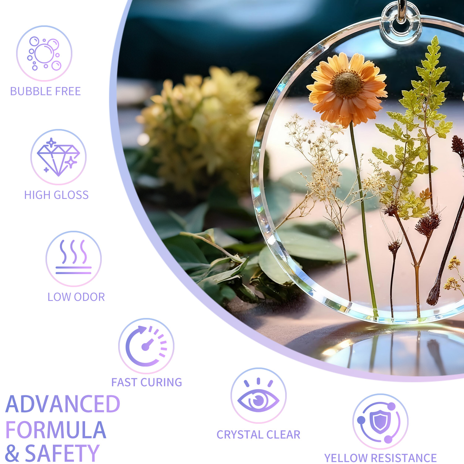200g UV Resin Crystal Clear Ha - đánh giá và giá Resin Art Epoxy
