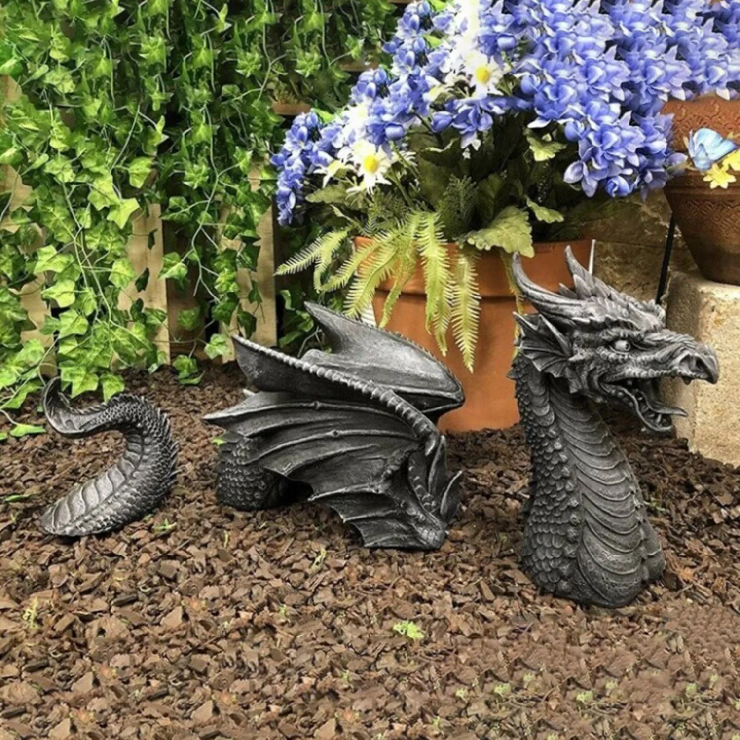 Dragon Sculptures Resin Giant  - đánh giá và giá Resin Art Sculptures