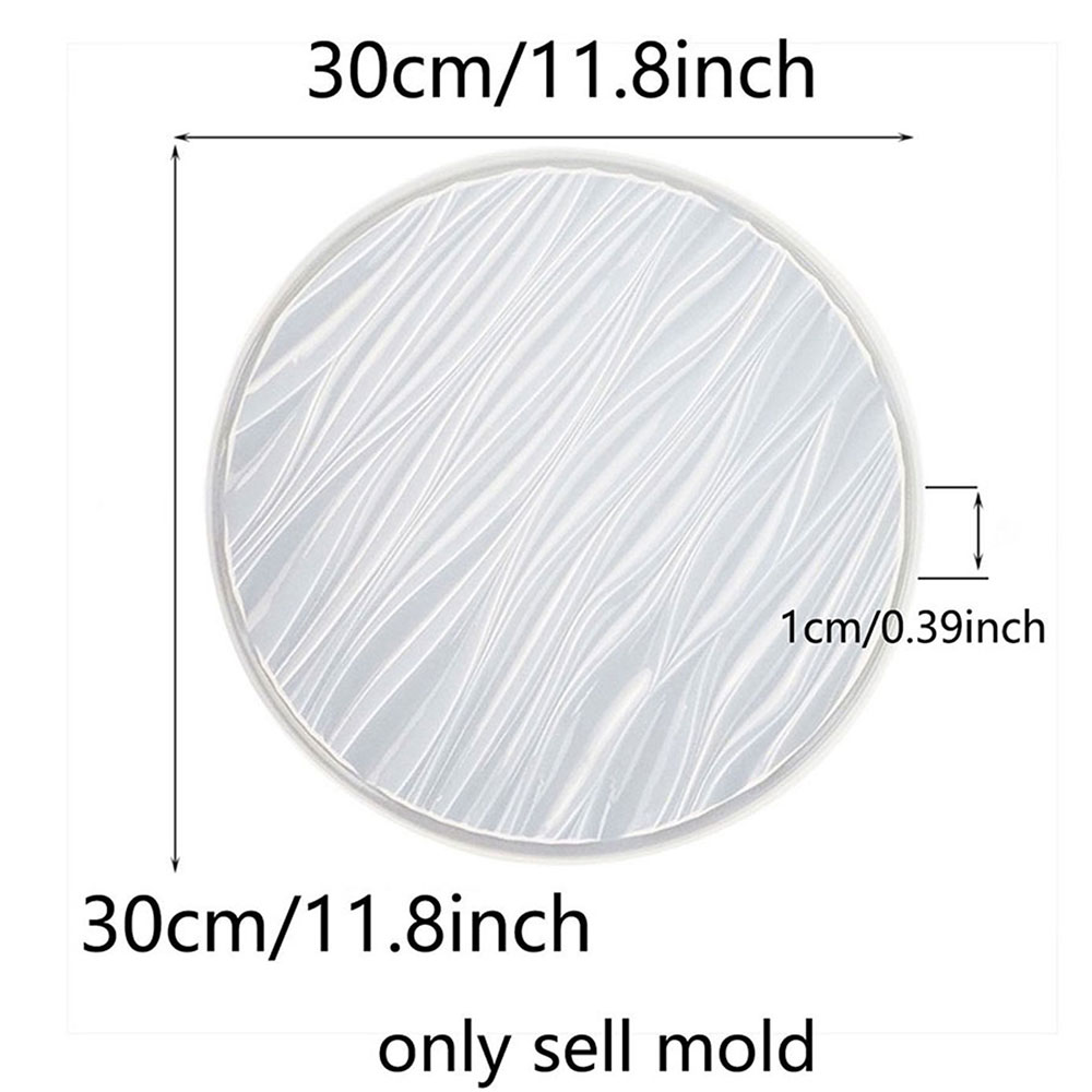 Large Round Tray Silicone Mold - đánh giá và giá Resin Art Epoxy