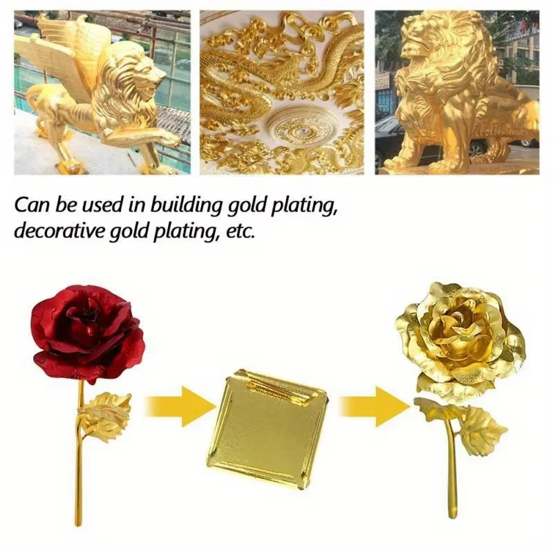 100pcs Imitation Gold Sliver C - đánh giá và giá Resin Art For Wedding Gift
